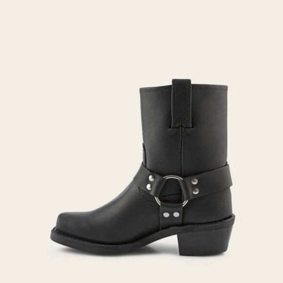 Frye Harness 8R Womens Boots - Black Size 9.5 - Moto Boots - Picture 3 of 16